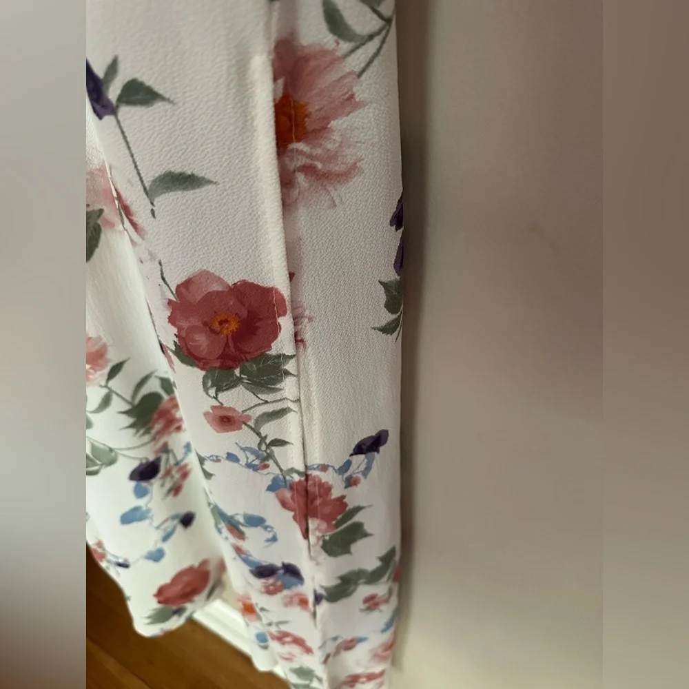 ROKOKO size MEDIUM Floral Maxi Dress with Cold Shoulder